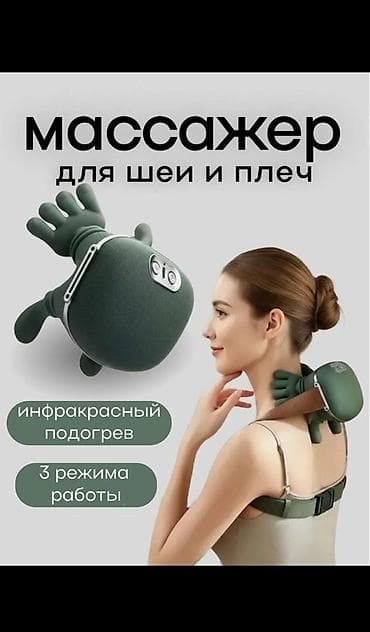 Массажер для шеи и плеч с креплением-ремнем Компактный электрический