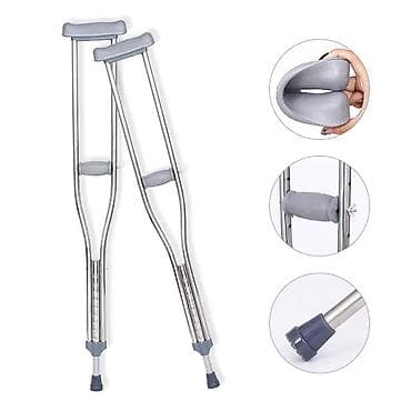 Ходунки, костыли, трости, роллаторы: Костыли Новые парные регулирующиеся, прочные алюминиевые Костыли — 3