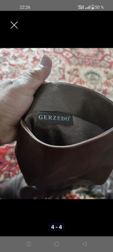 Сапоги: Сапоги эврозима натуральная кожаная 2000 сом, и замша красно-бордовый — 7