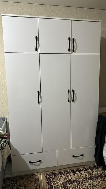 Шифоньер, шкаф для одежды, Прямой, ЛДСП