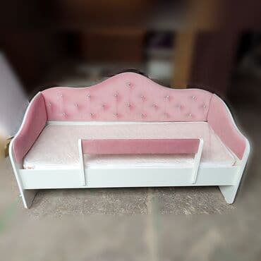 детский кровать для девочке: Детская односпальная кровать, Новый, Для девочки, Для мальчика, С матрасом, ДСП, Бесплатная доставка — 3