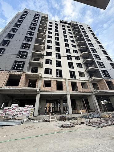 аст билдинг: 2 комнаты, 86 м², Рабочий Городок Элитка, 11 этаж, ПСО (под самоотделку) — 1