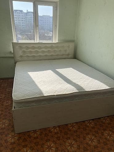 Спальный гарнитур, Б/у, Двуспальная кровать, Дерево, Самовывоз, Платная доставка