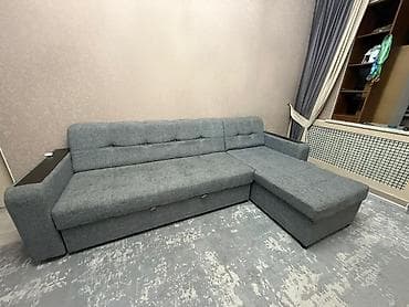Угловой диван, Раскладной, Трехместный