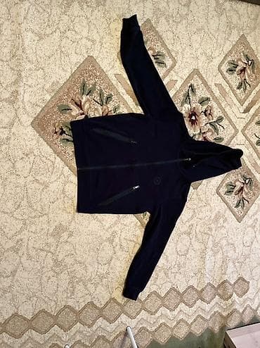 Плащи: Мужская толстовка, XS, S, Lining, Б/у, цвет - Черный, Самовывоз, Платная доставка — 2