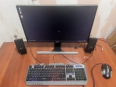 стол с полкой: Комплект офисной мебели, Полка, ДСП, цвет - Коричневый — 1