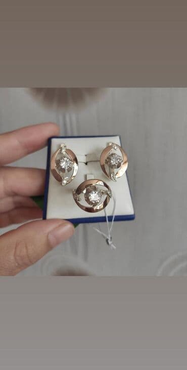 свадебные наборы ручной: Набор украшений, Проба 925, Женские, Новый — 30