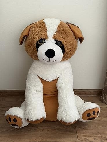 тойбосс курица: Большая мягкая игрушка — щенок - Тип: плюшевый пес - Размер — 2