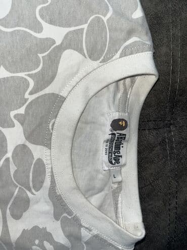 Одежда для дома и сна: Футболка bape Качество очень хорошая, как новая пятен катышек нету — 3