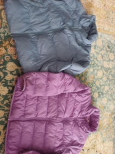 Верхняя одежда: Детские пуховые куртки UNIQLO, размер 9–10 лет (рост примерно 135–145 — 1