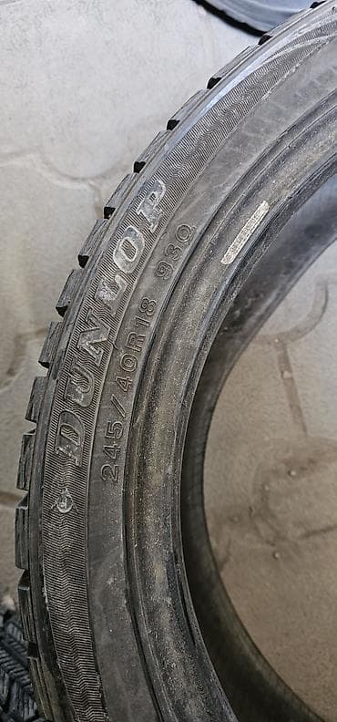 maxxis 980: Шины 245 / 40 / R 18, Зима, Б/у, Пара, Легковые, Япония, DUNLOP — 2
