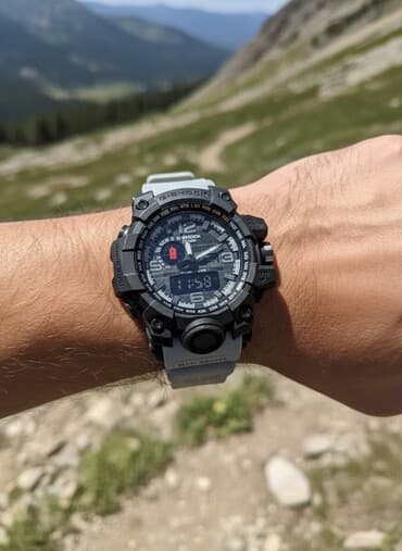 ремонт наручных часов: Спортивные часы часы, Casio (G-Shock), Альтиметр, Водонепроницаемые, Мужские — 1