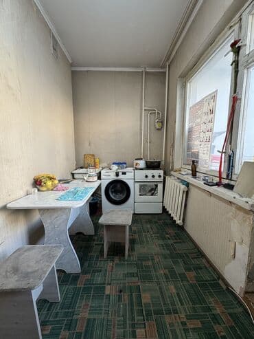 двухкомнатная квартира аламедин 1: 1 комната, 33 м², 105 серия, 6 этаж, Старый ремонт — 4