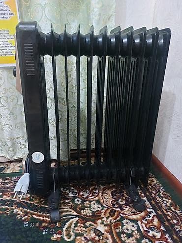 обогреватели бишкек: Масляный обогреватель Кол-во секций: 10 и более, Несколько режимов мощности — 1