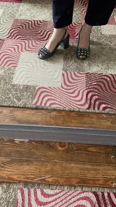 туфли новые 39: Босоножки, 35, Maria Moro, Новый, цвет - Серый, Бесплатная доставка — 3