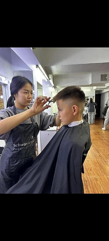 Курсы парикмахера . Обучаем Стрижки волос мужские, детские