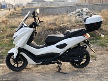 купить электро мотоцикл: Макси-скутер 160 куб. см, Бензин — 3