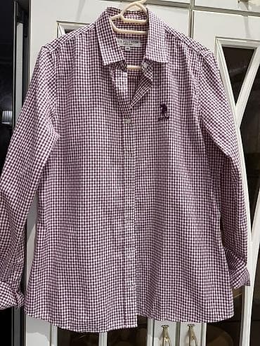 Рубашки: Рубашка U.S. Polo Assn. - Модель: классическая приталенная рубашка на — 1