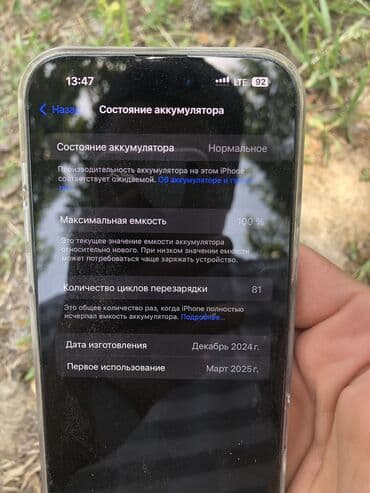 принтер санон: IPhone 16 Pro Max, Жаңы, 256 ГБ, Black Titanium, Заряддоочу түзүлүш, Куту, Каптама, 100 % — 4