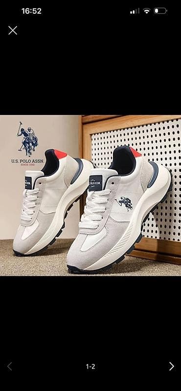 кеды поло: Кроссовки U.S. Polo Assn. (модель с логотипом всадника) - Цвет — 4