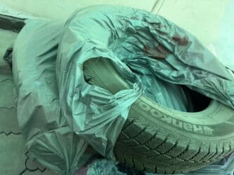 шины на форестер: Шины 215 / 65 / R 17, Зима, Б/у, Комплект, Корея, Hankook — 1