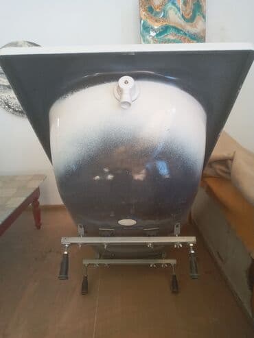 бак для бани: Ванна, акриловая, новая, металлическая, размер 140×70 — 2