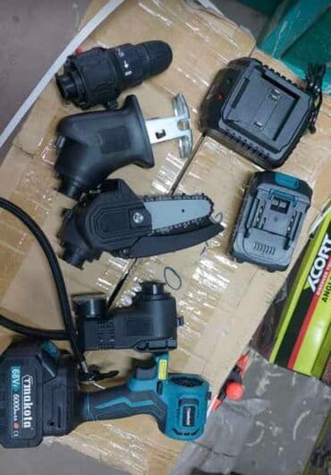 электрическая цепная пила купить в бишкеке: Сабельная пила 20v. Сучкорез DINGO Оригинал пила — 13