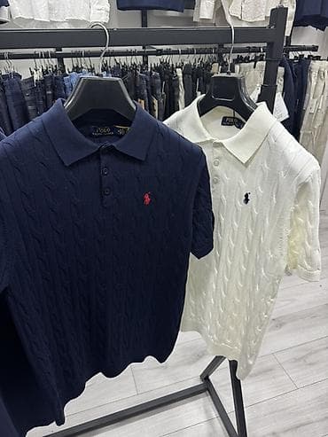 Мужская рубашка, L, 2XL, XL, Polo Ralph Lauren, Новый, цвет - Белый, Самовывоз