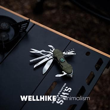 Мультитулы: Мультитул-нож WELLHIKE для кемпинга и выживания (WK065401) — 2