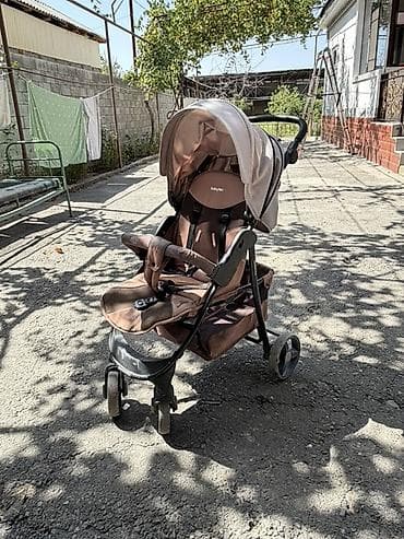 chicco коляска: Коляска, Babytime, цвет - Коричневый, Б/у — 2