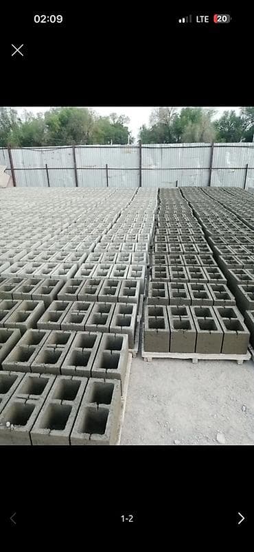 Пескаблок сатылат сапаттуу 20*40 15*40 Пескаблок гладкозаборный