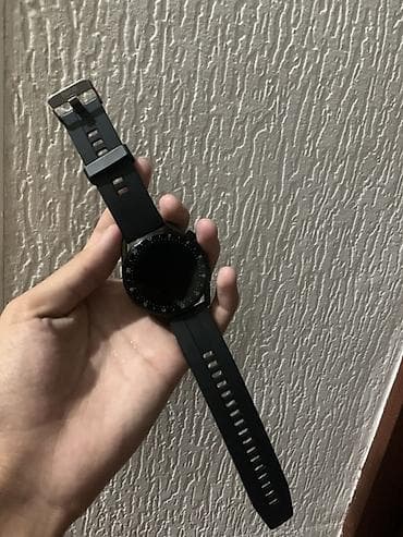 amazfit gts 2: Смарт‑часы hoco. с круглым сенсорным дисплеем и черным спортивным — 1