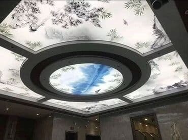 требуются монтажники натяжных потолков: Натяжной потолок Глянцевое, Матовое, 3D потолки Гарантия, Бесплатная консультация, Бесплатный замер — 4
