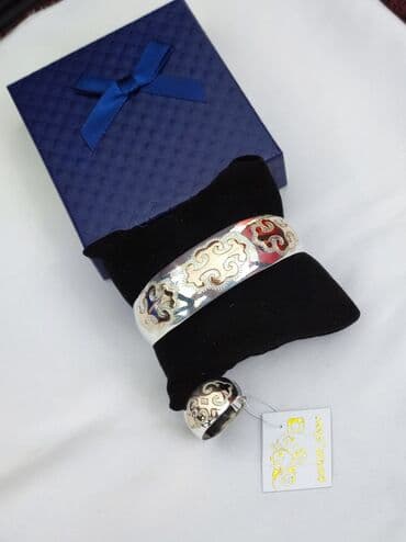 свадебные платья от производителя: Серебряный Билерик+ кольцо Серебро напыление золото 925 пробы — 5