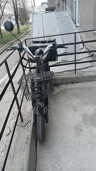 tesla pi: Электроскутер (городской/карго) с корзиной и кофром - Прочная рама с — 2