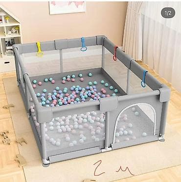 Бамбук: Манеж новая Манеж‑игровая зона для детей Kidz Time (Baby Fence) - — 1
