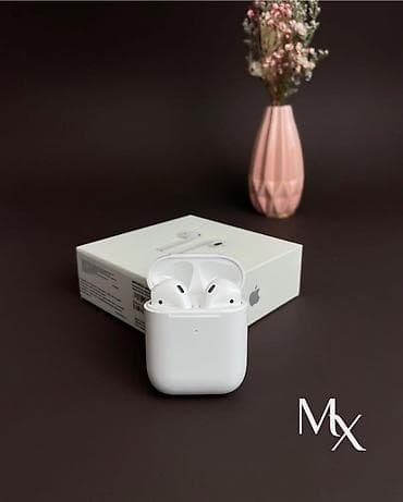 AirPods 2 чёрный и белый свет Премиум качество Низкие цена Зарядка