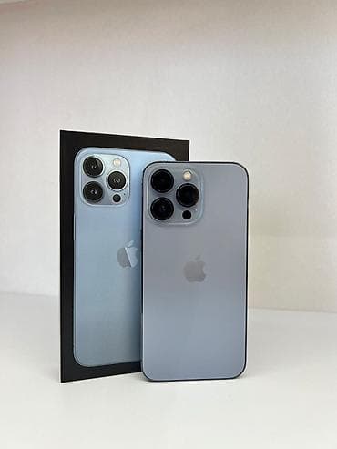 IPhone 13 Pro Max, 256 ГБ, Sierra Blue, Коробка, 78 %