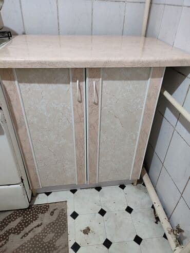 кухонный горнитур бу: Кухонный гарнитур, Б/у, цвет - Бежевый, Самовывоз — 3