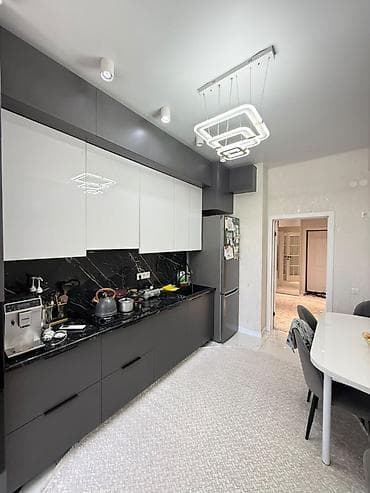 103 серия квартир это: 2 комнаты, 80 м², Кок-Жар ж/м Элитка, 7 этаж, Евроремонт — 8