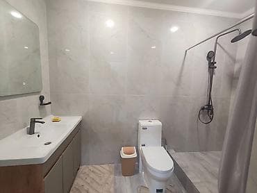 Недвижимость: 1 комната, 46 м², Элитка, ул. Алматинка / Чуй Элитка, 4 этаж, Дизайнерский ремонт — 5