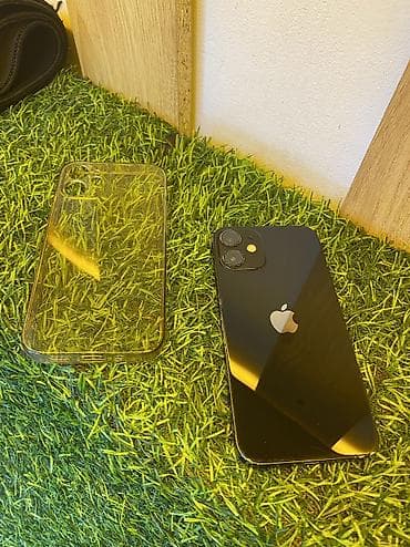 IPhone 12 mini, Б/у, 128 ГБ, Jet Black, Чехол, 83 %