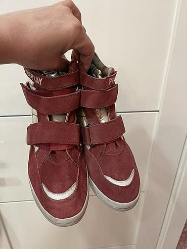 nike react: Набор женской обуви. 1) Кеды/сникеры REPLAY - Цвет: бордовый с белыми — 9