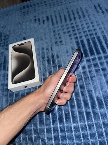 iphone s5: IPhone 15 Pro Max, Б/у, 512 ГБ, Natural Titanium, Коробка, 79 % — 4