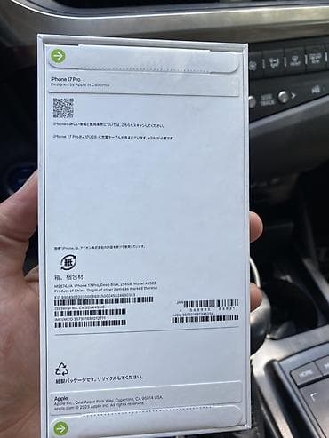 айфон айр 17: IPhone 17 Pro, Новый, 256 ГБ, Blue Titanium, Кабель, 100 % — 1