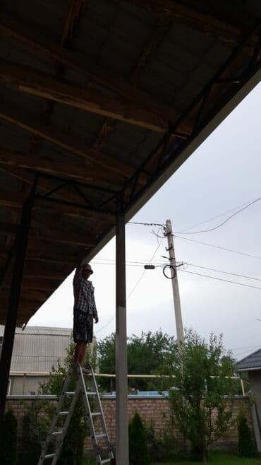 обзор цен на строительные и отделочные работы в бишкеке: Навес жасайбыз левой сложности — 7