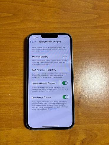 14 айфон: IPhone 14, Көгүлтүр, 85 % — 3