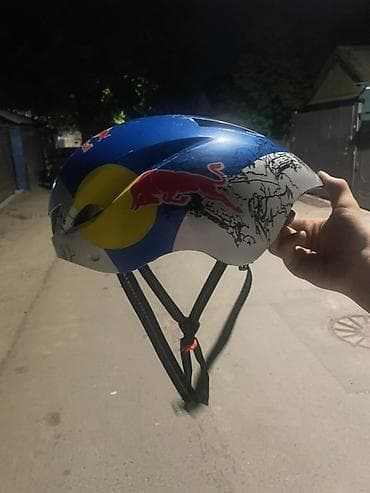 велосипедный шлем: Велошлем Red Bull style, аэродинамический - Тип: шлем для — 3