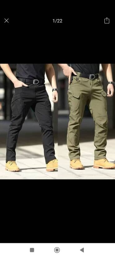 брендовые вещи оригинал: Мужские тактические брюки - Назначение: для активного отдыха — 2