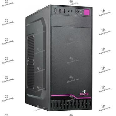 Стол компьютерлери жана комлектөөчүлөр: ПК корпусу, Жаңы, Jump, ATX, түсү - Кара — 1